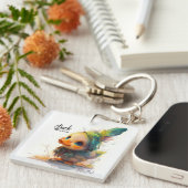 Light Duck Over & Ontdek Sleutelhanger (Voorkant Rechts)