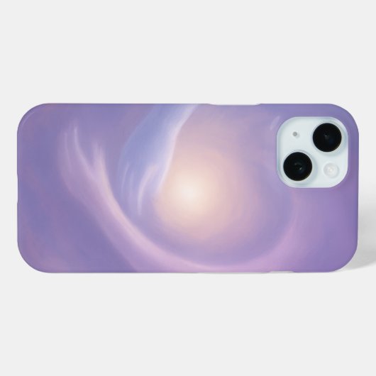 Light Embrace Abstract Lavender Aura Case-Mate iPhone Case (Achterkant (horizontaal))