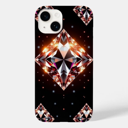 Light Emitting Diamond Pattern Telefoon Case-Mate iPhone Case (Achterkant)