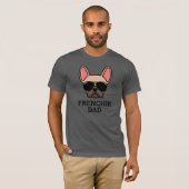 Light Fawn French Bulldog Frenchie Dog Dad T-Shirt (Voorkant volledig)