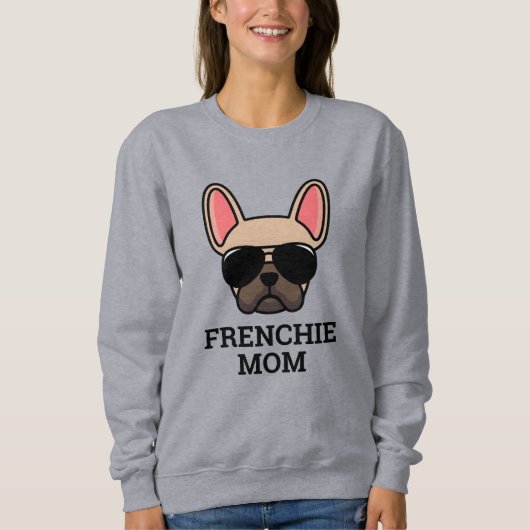 Light Fawn French Bulldog Frenchie Dog mama Trui (Voorkant)