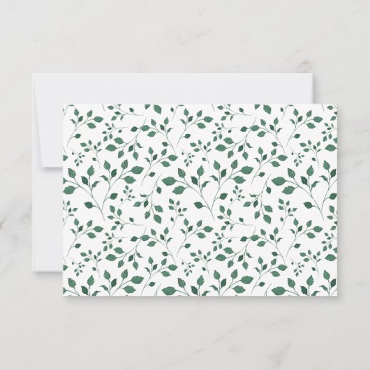 Light Ferns | Forfaitaire briefkaart (Achterkant)