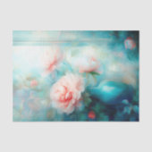 Light-Filled Floral Watercolor Tissue Paper Tissuepapier (Voorkant)