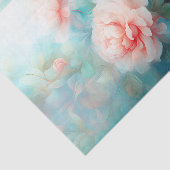 Light-Filled Floral Watercolor Tissue Paper Tissuepapier (Detail)