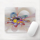 "Light Flame Abstract 134" mousepad Muismat (Met muis)