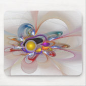 "Light Flame Abstract 134" mousepad Muismat (Voorkant)