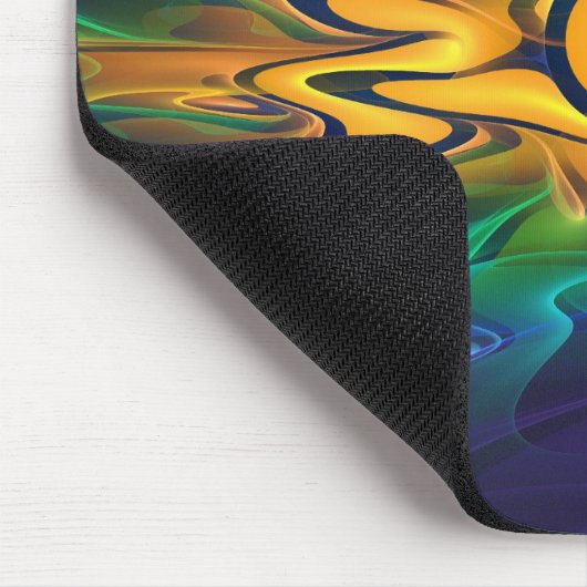 "Light Flame Abstract 163" mousepad Muismat (Hoek)