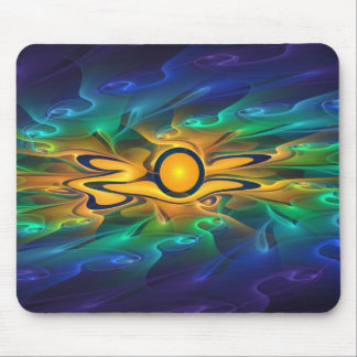 "Light Flame Abstract 163" mousepad Muismat