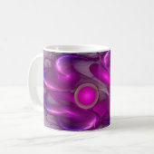 "Light Flame Abstract 255"-mok Koffiemok (Voorkant links)