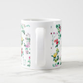 Light Floral Pattern Grote Koffiekop (Achterkant)
