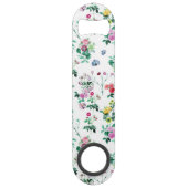 Light Floral Pattern Speed Flessenopener (Achterkant)