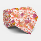 Light Floral Stropdas (Opgerold)