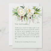 Light Flowers Jewish Chuppah Hebreeuws (Achterkant)