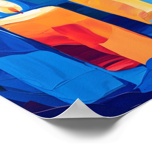 Light for Peace and Justice Poster (Hoek)