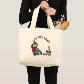 Light Gamer Girl Grote Tote Bag (Voorkant (product))