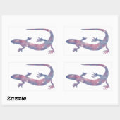 Light Gecko Starscape-Sticker Rechthoekige Sticker (Vel)