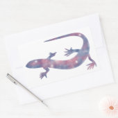 Light Gecko Starscape-Sticker Rechthoekige Sticker (Envelop)
