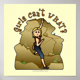 Light Girl Rock Poster