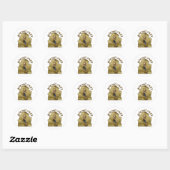 Light Girl Rock Ronde Sticker (Vel)