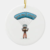Light Girl Sky Diver Keramisch Ornament (Voorkant)