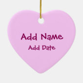 Light Girl Swimming Keramisch Ornament (Achterkant)