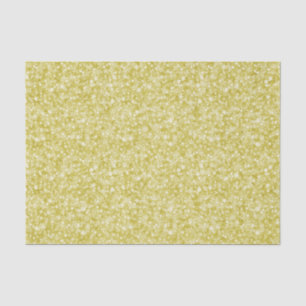 Light Gold Faux Glitter en Sparkles Patroon Tissuepapier