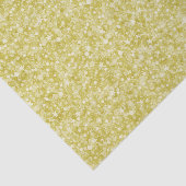 Light Gold Faux Glitter en Sparkles Patroon Tissuepapier (Detail)