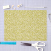 Light Gold Faux Glitter en Sparkles Patroon Tissuepapier (Craft)