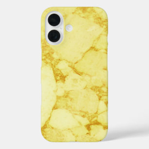 Light Gold-marmer iPhone 16 Hoesje