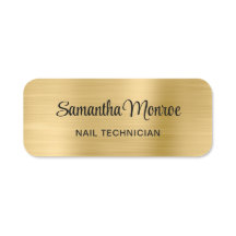 Light Gold Ombre Metallic Style-Folie