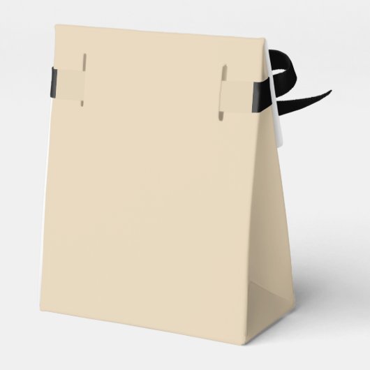 light Gold with Black Text | Royal Elegant Design  Bedankdoosjes (Achterkant)