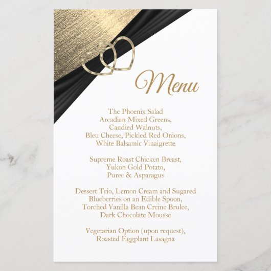 Light Golden Heart - Menu (Voorkant)