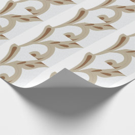 Light Gray Geometric Floral |Modern Summer Pattern Cadeaupapier