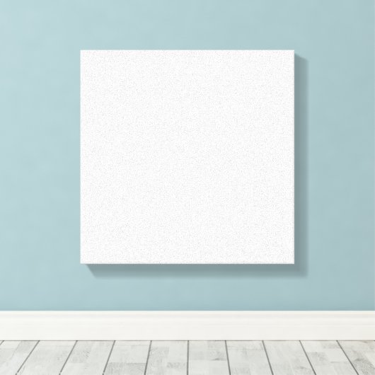 Light Gray Geometric Floral |Modern Summer Pattern Canvas Afdruk (Insitu (Houten vloer))