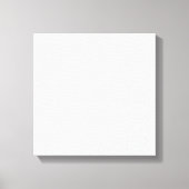 Light Gray Geometric Floral |Modern Summer Pattern Canvas Afdruk (Voorkant)