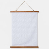 Light Gray Geometric Floral |Modern Summer Pattern Hangend Wandkleed (Voorkant)