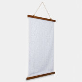 Light Gray Geometric Floral |Modern Summer Pattern Hangend Wandkleed (Gebogen)