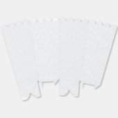 Light Gray Geometric Floral Pattern Bedankdoosjes (Ongevouwen)