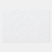 Light Gray Geometric Floral Pattern Inpakpapier Vel (Voorkant 3)