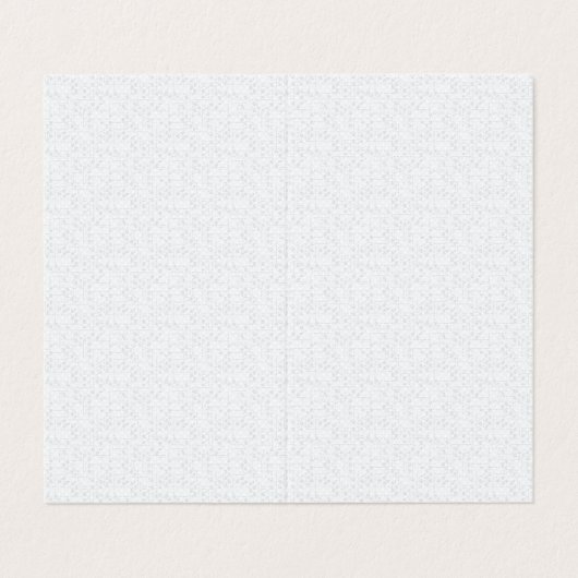 Light Gray Geometric Floral Pattern Visitekaartje (Buitenkant ongevouwen)