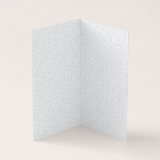 Light Gray Geometric Floral Pattern Visitekaartje (Binnen)