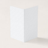 Light Gray Geometric Floral Pattern Visitekaartje (Buitenkant)