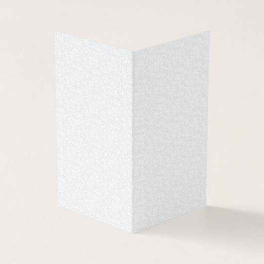 Light Gray Geometric Floral Pattern Visitekaartje (Buitenkant)