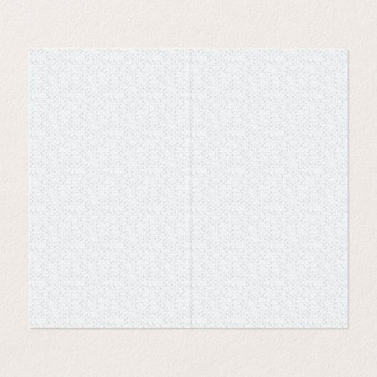 Light Gray Geometric Floral Pattern Visitekaartje (Binnenkant ongevouwen)