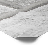 Light gray or white brick wall oppervlak textuur b poster (Hoek)