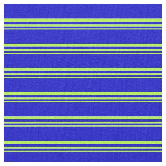 Light Green and Blue Lines/Stripes Pattern Stof (Close Up)