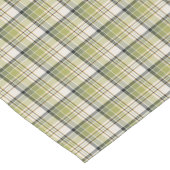 Light Green and Navy Blue Rustic Pset Korte Tafelloper (Hoek)