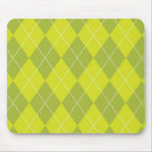 Light Green Argyle-patroon Muismat (Voorkant)