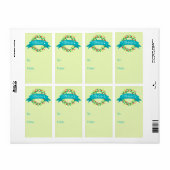 Light Green Believe Kerstmis Etiket (Full Sheet)