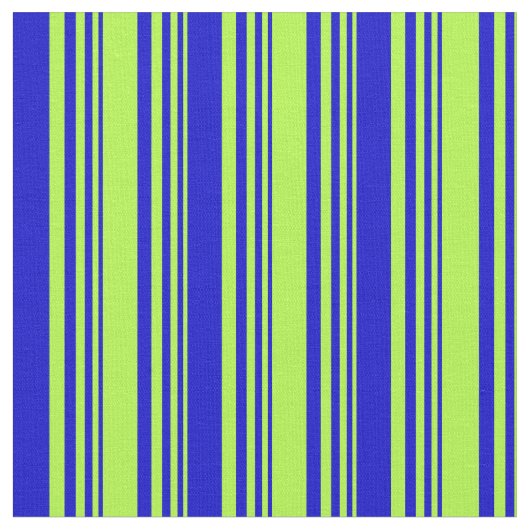 Light Green & Blue Lines Patroon Stof (Close Up)